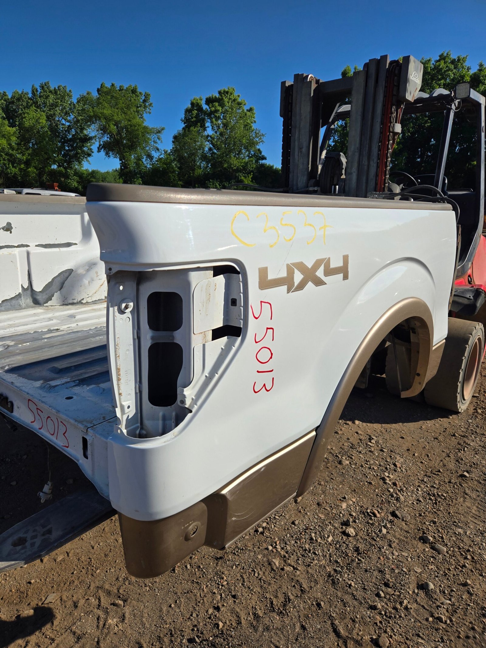 2009-2014 Ford F150 5' 6" Short Truck Bed - White & Tan - Image 12