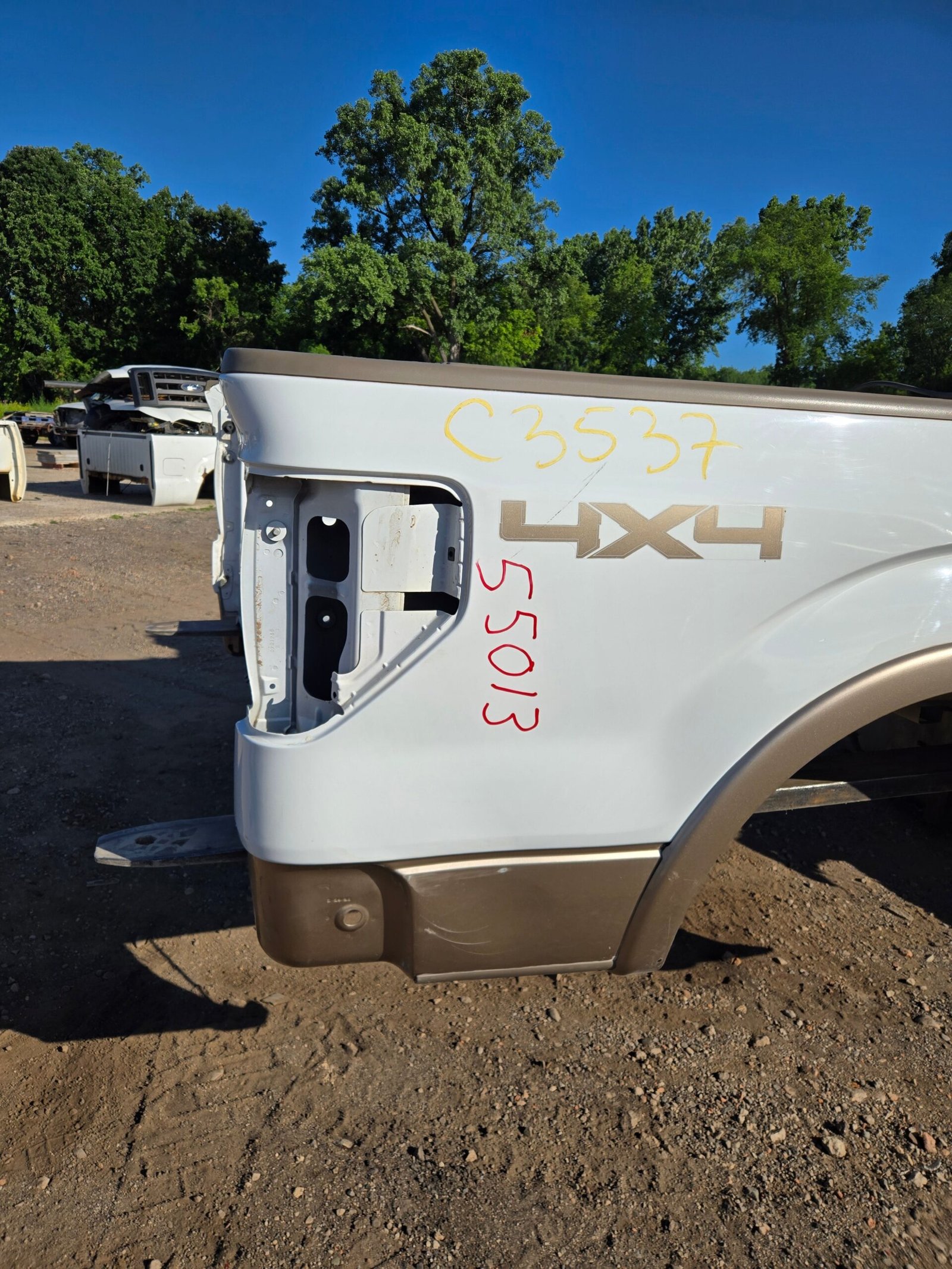 2009-2014 Ford F150 5' 6" Short Truck Bed - White & Tan - Image 13
