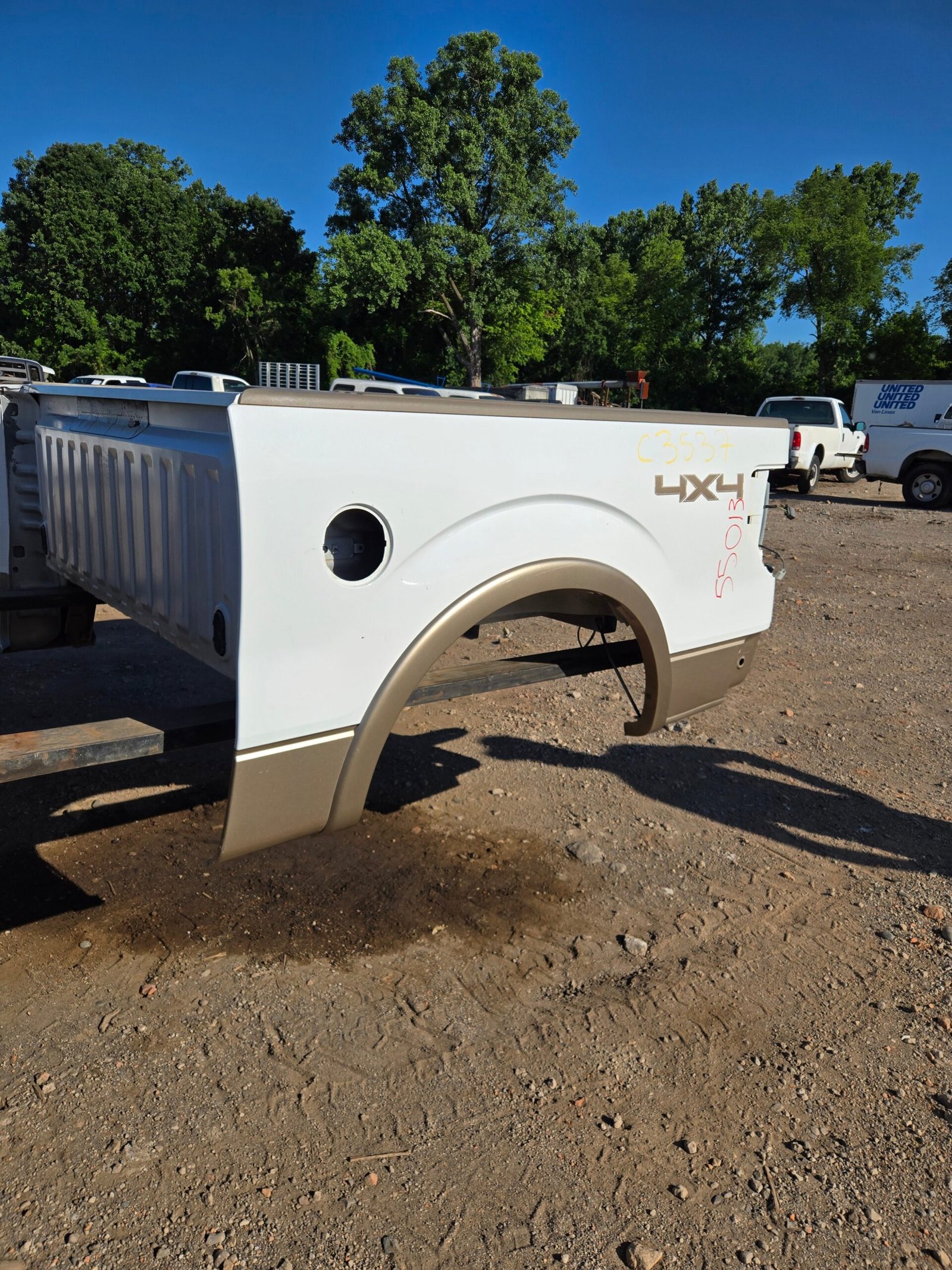 2009-2014 Ford F150 5' 6" Short Truck Bed - White & Tan - Image 7