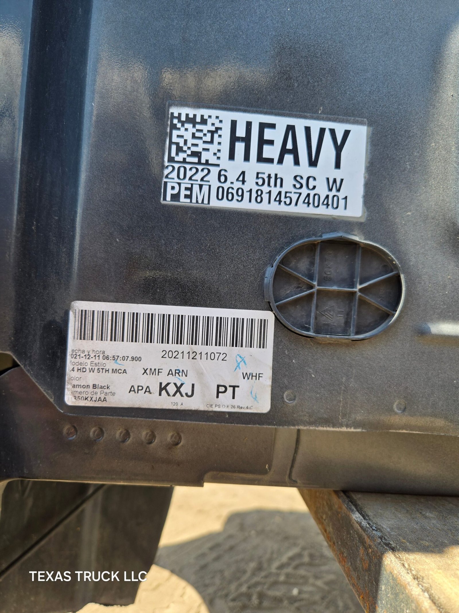 2019-2025 Dodge Ram 3500 4500 5500 MEGACAB 5th Gen 6' 4" Dually Short Bed Truck Bed - Diamon Black - Image 39