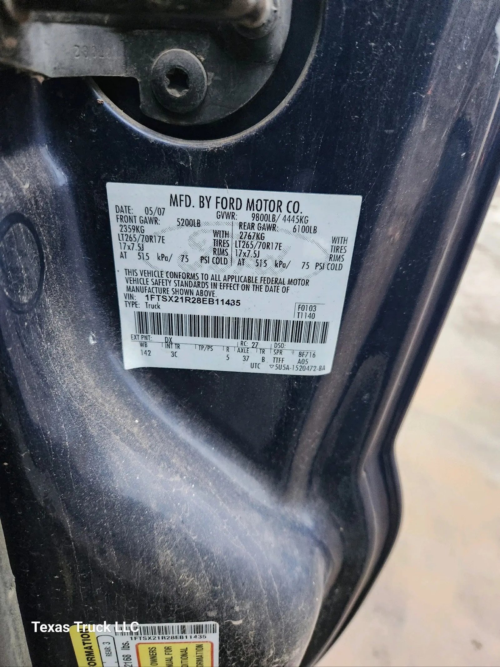 2008 Ford F-250 Extended Cab Short Bed Super Duty 6.4L Power Stroke - FULL PART OUT - Image 4